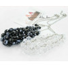 Free shipping Fashion jewelry star fashion crystal drop grapes Pendant Necklace female temperament