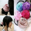 Free Shipping Silk Cloth Satin Roses Headband