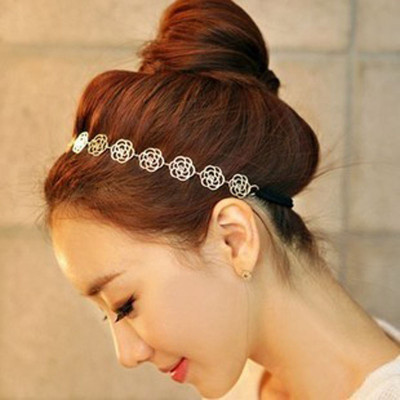 Free Shipping Hollow Roses Hairband
