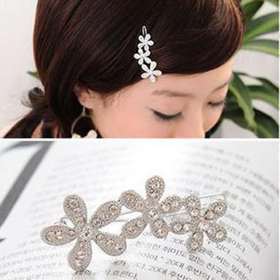 Free Shipping Sun Flower Butterfly Knot Hairpin