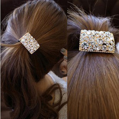 Free Shipping Exquisite Diamond Hollow Hair Circle Headband