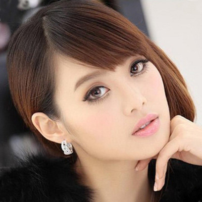 [Free Shipping]   2012 New Female  Elegant And Generous Jewelry Diamond Earrings