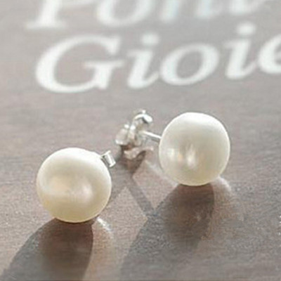 [Free Shipping]  Jewelry Wholesale  Stylish Simple Wild Pearl Earrings