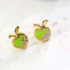 [Free Shipping] Candy Colored Sweet Apple Earrings