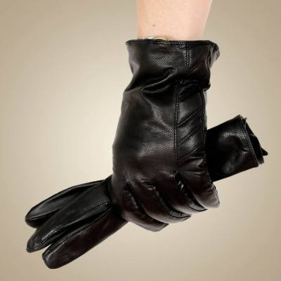 Free Shipping Imported Goatskin Leather Gloves