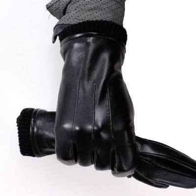 Free Shipping Men's High-end Goat Piga Thick Cashmere Models Gloves