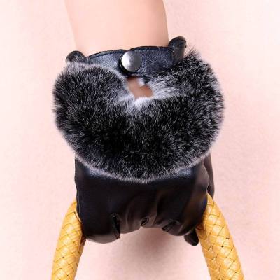 Free Shipping Fashion Winter Warm Style Sheep Leather Gloves