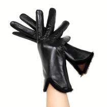 Free Shipping Warm Models Ms. Leather Gloves