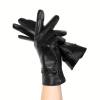 Free Shipping Quality Goatskin Leather Gloves
