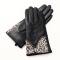 Free Shipping Ms. Leopard Print Zipper Goatskin Gloves