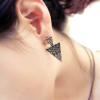 [ Free Shipping ]   2012 New Retro Full Of Personality Old Punk Exaggerated Earrings