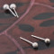 [ Free Shipping ] Jewelry Wholesale Frosted Female Sterling Silver Shine Earrings