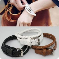 [Free Shipping]The HL12801 Korean jewelry unisex couple new fashion multilayer woven belt bracelet 10g