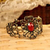 [Free Shipping]HL00901 European and American jewelry retro the court jewels flower vine flower bracelet bracelet 16g