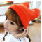 Knit Cap Cute Angle Wool Devil Horns To Orecchiette Knitted Wool Hat