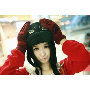 Thickened The Devil Ears Winter Men And Women Warm Shark Hat