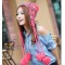 Autumn And Winter Wool Women Ear Warm The Colored Braids Knitted Sphere Cap
