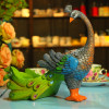 Blue Peacock Sri Lanka the wine rack resin craft ornaments / desktop ornaments / Christmas Gift Factory Outlet