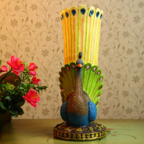 Sri Lanka Blue Peacock flower holder / vase / desktop decoration / craft gifts, home ornaments Christmas gifts
