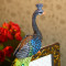 Sri Lanka Blue Peacock Photo Frame / Photo Frame 8-inch photo / desktop decoration / craft gifts Christmas gifts