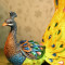 Peacock Decoration / desktop high-end decoration / craft gifts ornaments Christmas Gift