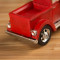Red Resin The Retro Truck Model Nostalgic Ornaments