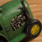 Green Retro Tractor Model Nostalgic Ornaments