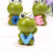 zakka grocery LOVE series ornaments desktop ornaments / resin doll frog family of four