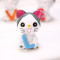 the zakka grocery LOVE Series Decoration Desktop Decoration / resin doll LOVE cheese cat family of four