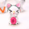 the zakka grocery LOVE Series Decoration Desktop Decoration / resin doll LOVE cheese cat family of four