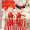 Bride and groom wedding doll ornaments / Ruilian wedding two-piece couple Christmas gifts