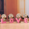 zakka the grocery chaomeng dog the LOVE Series Car Decoration couple doll factory outlet