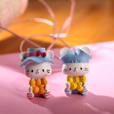 the zakka the groceries wholesale kittens couple cute couple series resin doll ornaments two-piece