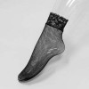 Small Mesh Lace Mesh Cotton Black Women's Socks