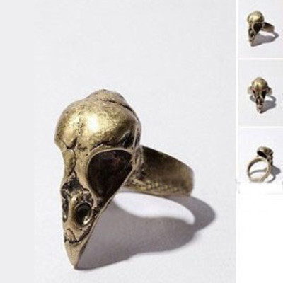 [Free Shipping]The M40052 Korean jewelry wholesale 2012 new ring retro outdoor bird skull ring female 7g