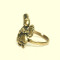 [Free Shipping]M40025 jewelry wholesale European and American retro Fashionable cute little rabbit ring ring female 5g