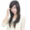 Oblique Bang Long Curly Hair Wigs