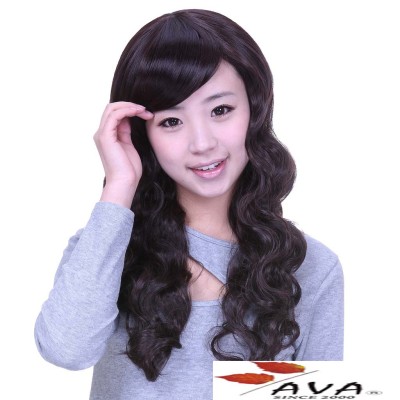 Oblique Fringe Non-mainstream Curls Scroll Wig Can Be Hot To Pull