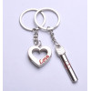 Free shipping Cupid love an arrow through lovers Keychain boyfriend Valentine's Day gift necessary key chain
