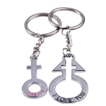 Free Shipping The wedding gift FOREVER of male and female lovers Keychain Key Ring Key Pendant lovers buckle