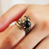 [Free Shipping]European and American jewelry wholesale retro personality openings M40117 Scorpion Ring Ring explosion models 6g