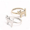 [Free Shipping]Ring Ring M40070 jewelry wholesale Korean version of the new hot cute little cat opening female 1g