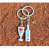 Free Shipping Creative wedding bingo time lovers Keychain wedding gifts cute key pendant