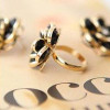 [Free Shipping]The M40002 jewelry wholesale Korean version of the new sweet yet sexy Phnom Penh rose petals Ring Ring 4g