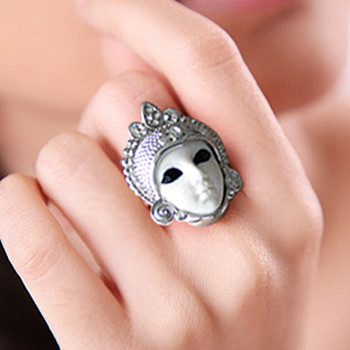 [Free Shipping]M40130 wholesale jewelry exquisite foreign trade Egypt doll the sexy index finger ring ring retro 15g