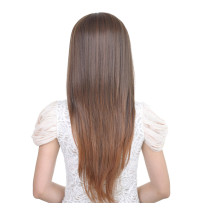 Fashion Light Brown Long Curly Hair Wig