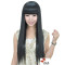 Long Straight Hair Black Fashion Wig