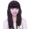 Girls Scroll Fluffy Non-mainstream Long Curly Wig