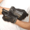 2012 New Rib Knit Men's Leather Gloves