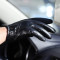 New Men's Short Palm Touch Function Leather Gloves